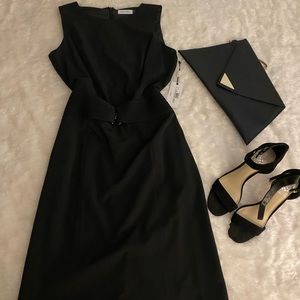 elegant black Calvin Klein dress, size 8